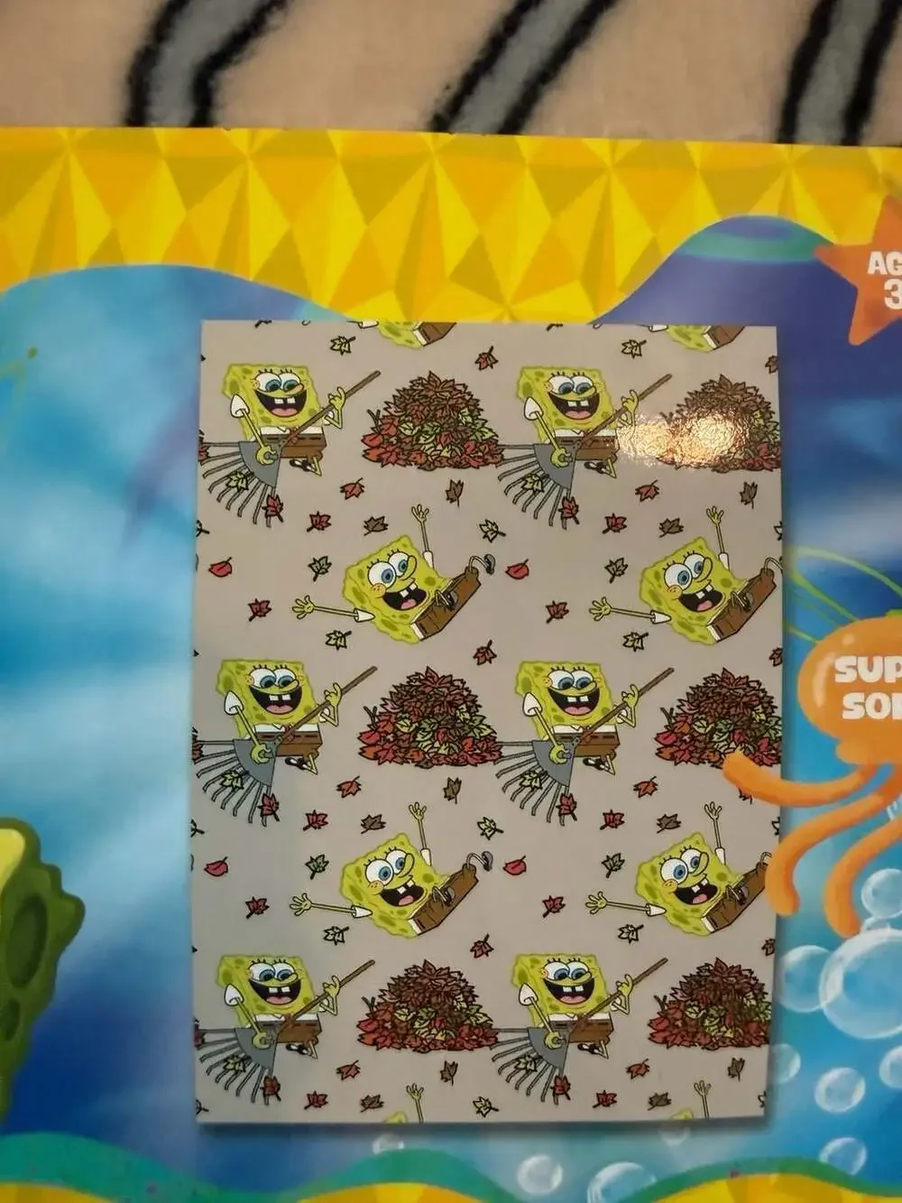 SpongeBob SquarePants Fall Autumn Soft Plush Throw blanket